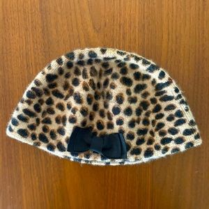 LEOPARD WOOL BEANIE